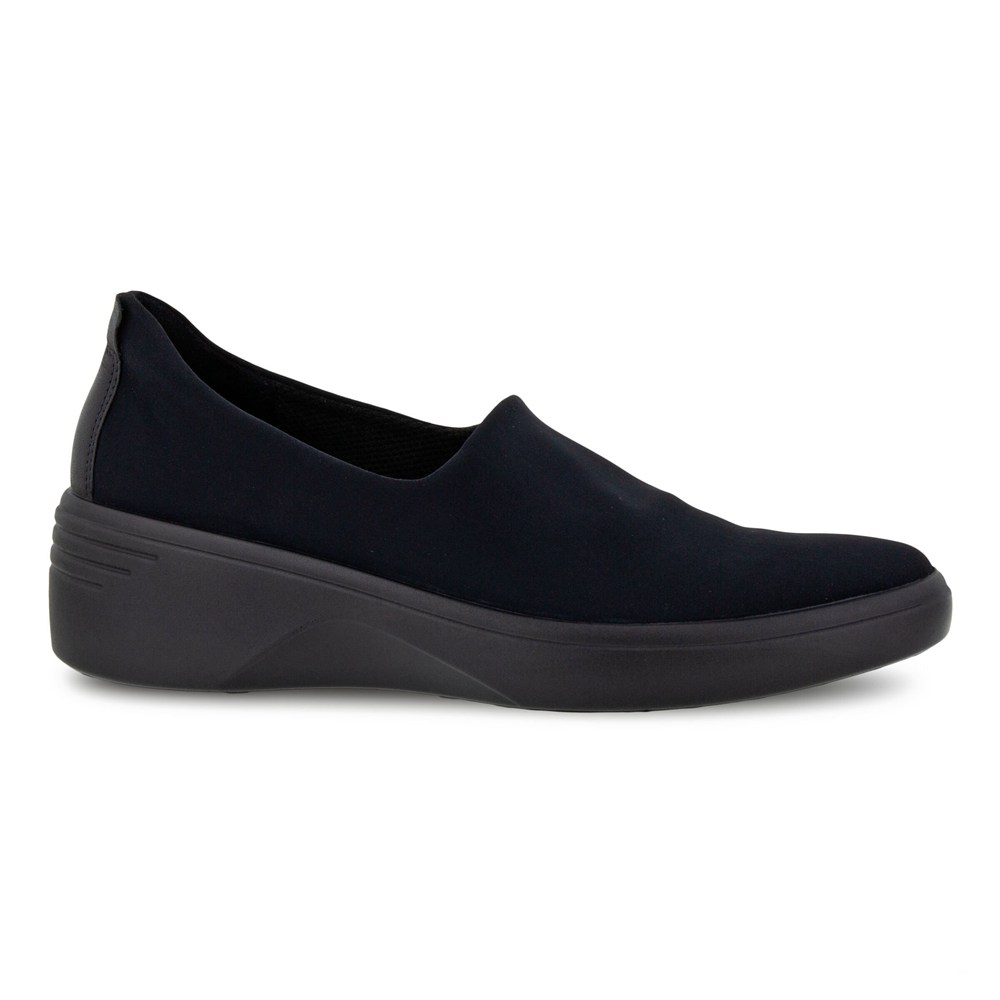 Loafers Mujer - ECCO Soft 7 Wedge - Negros - GNH967084